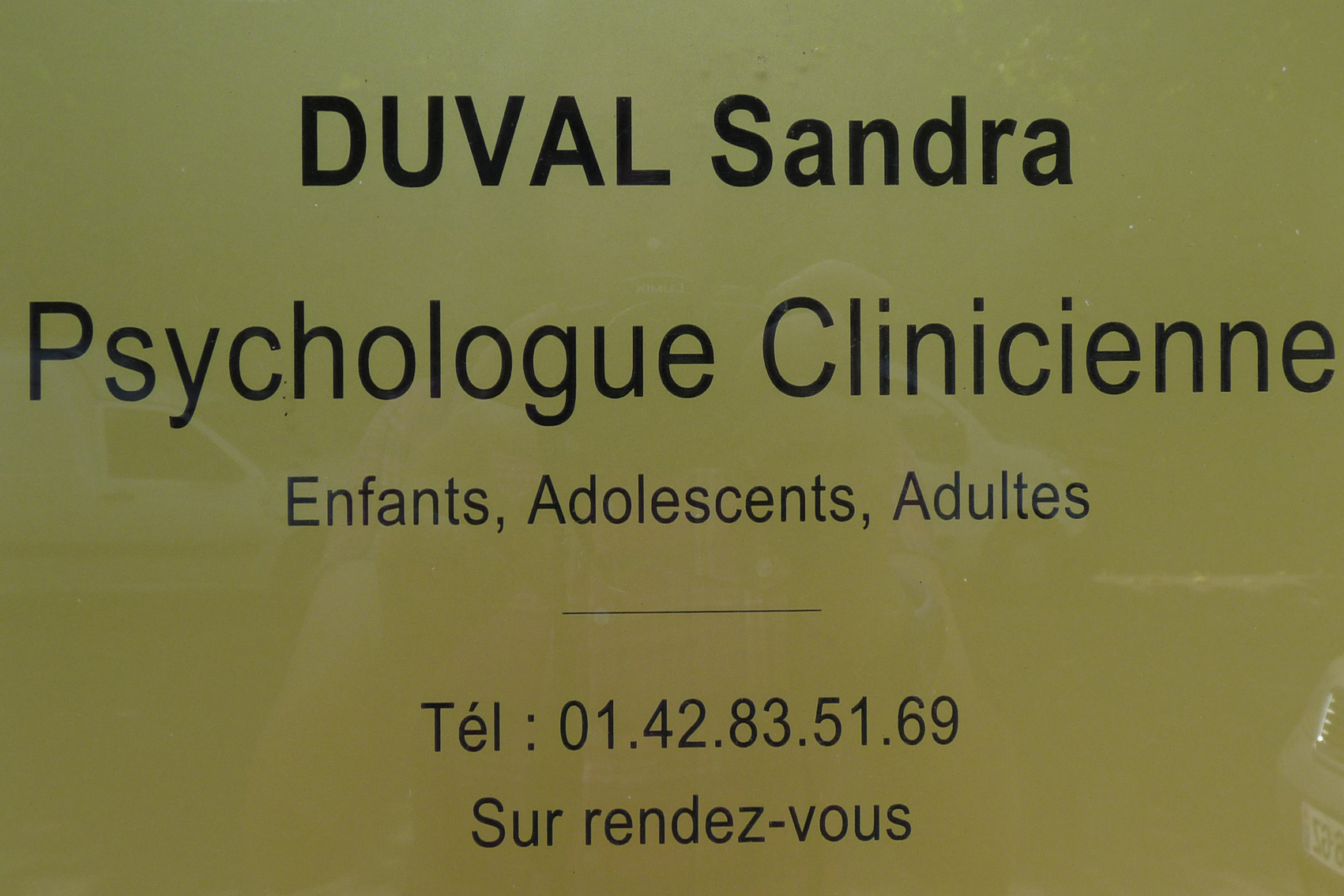 Sandra DUVAL Psychologue Saint Maur